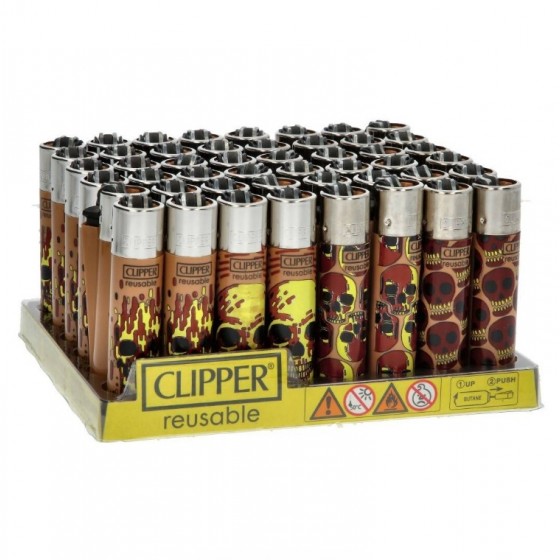 CAJA CLASSIC SKULL FIRE (CAJA 48 UDS) (CLIPPER)