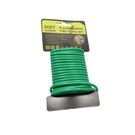 SOFT WIRE - ALAMBRE SUAVE PARA DOBLAR PLANTAS DE JARDÍN (5 MM - 5 METROS)
