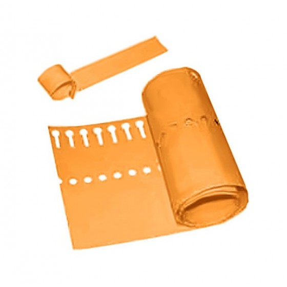 ETIQUETA BUCLE NARANJA 13 x 160 mm (1000 uds)