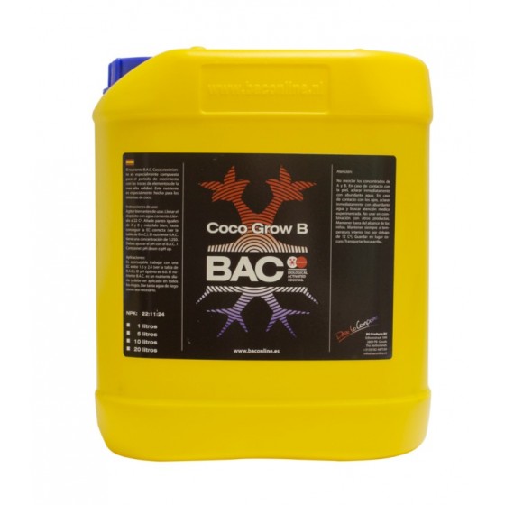 COCO GROW B 10L (BAC)